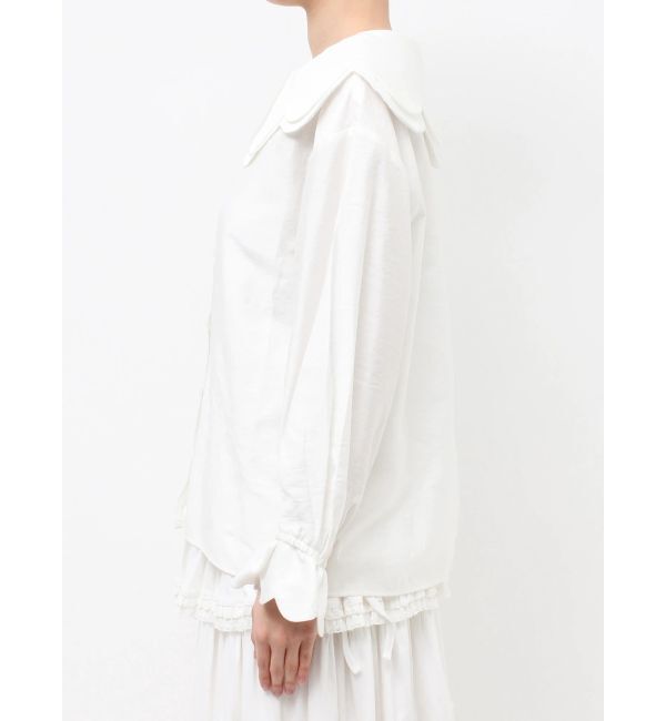 merry jenny「おはなスカラップブラウス」|シャツ・ブラウス|