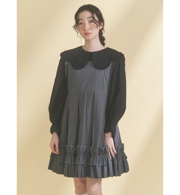 merry jenny「おはなスカラップブラウス」|シャツ・ブラウス|