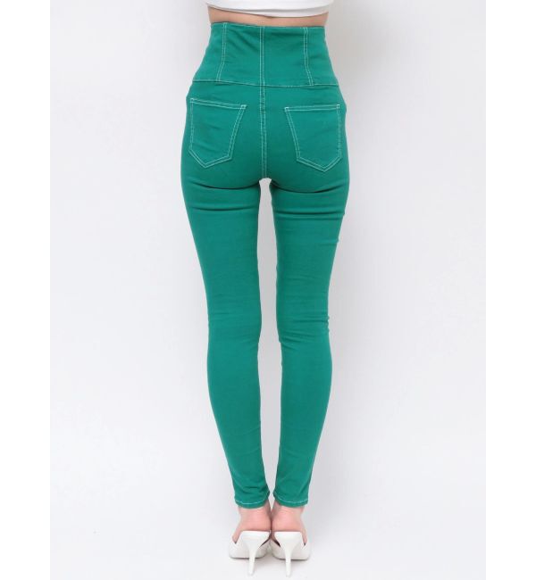 GYDA「ハイウエストボタンカラーパンツ」|その他|