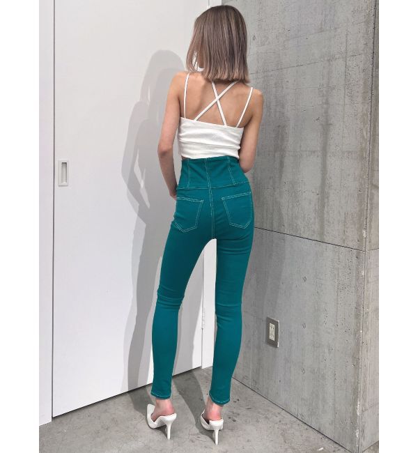 GYDA「ハイウエストボタンカラーパンツ」|その他|