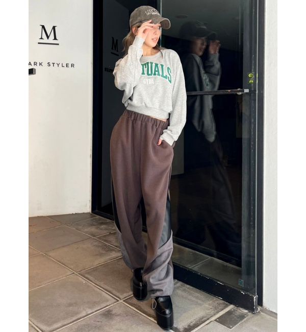 GYDA「MUTUALSショートスウェットトップス」|スウェット・ジャージ|