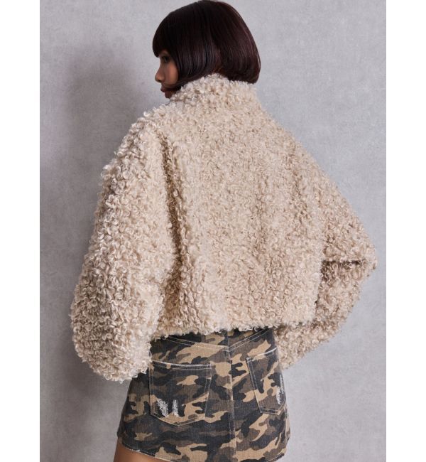 GYDA「プードルフェイクファーコート」|ダウン|