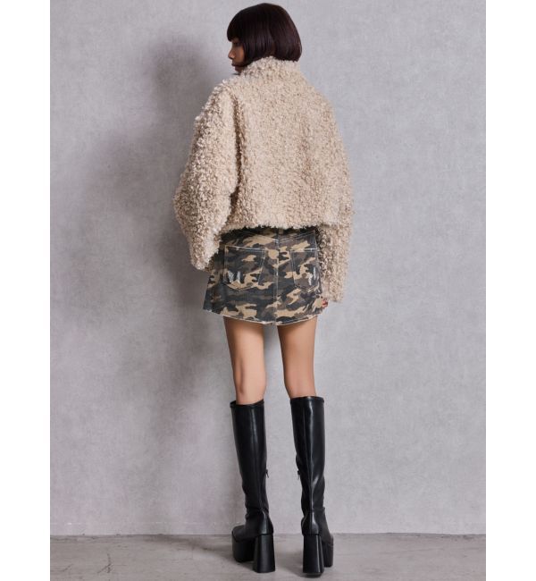 GYDA「プードルフェイクファーコート」|ダウン|