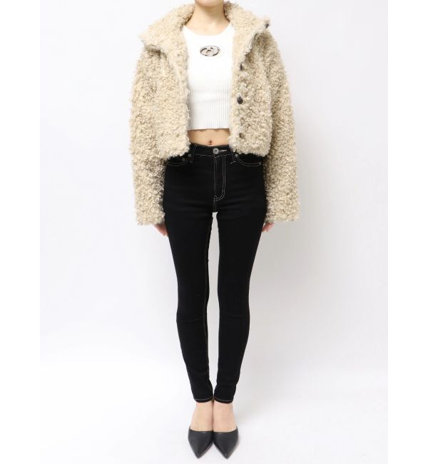 GYDA「プードルフェイクファーコート」|ダウン|