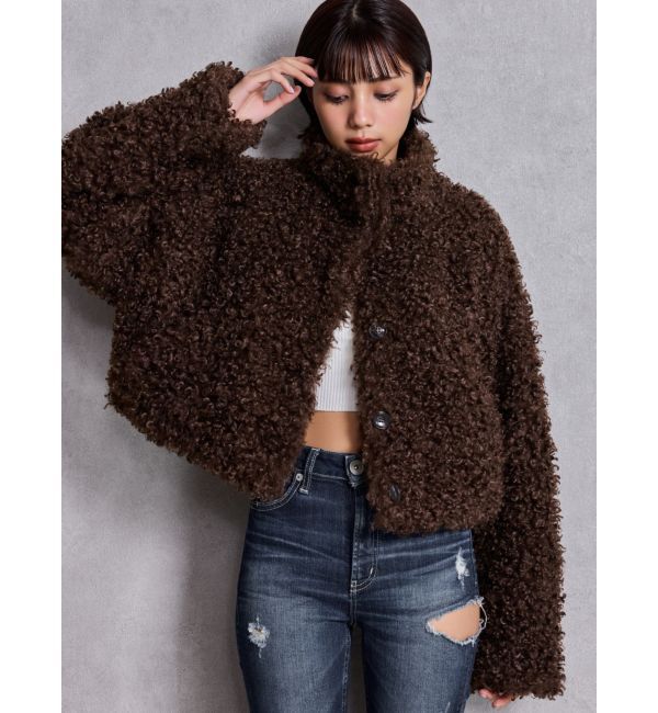 GYDA「プードルフェイクファーコート」|ダウン|