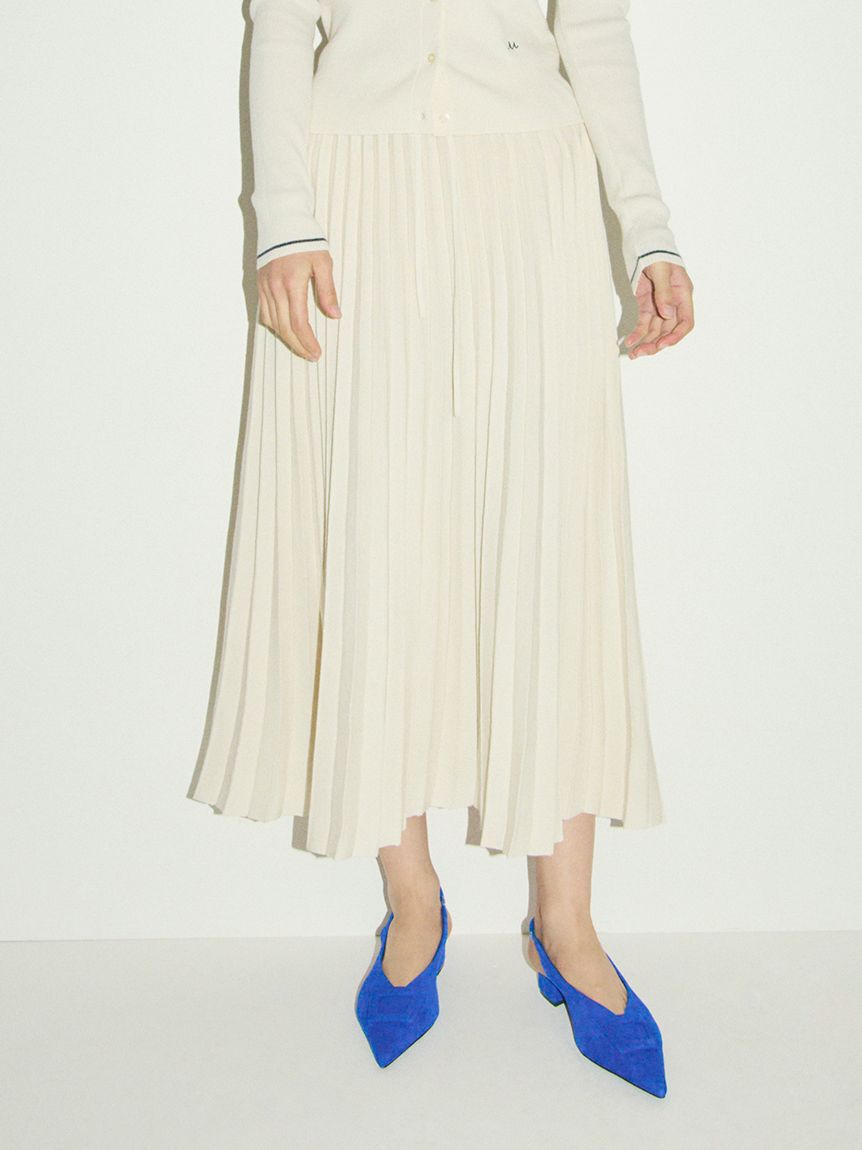 Mila Owen「ニットプリーツスカート」|スカート|IVR