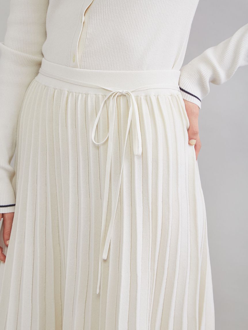Mila Owen「ニットプリーツスカート」|スカート|