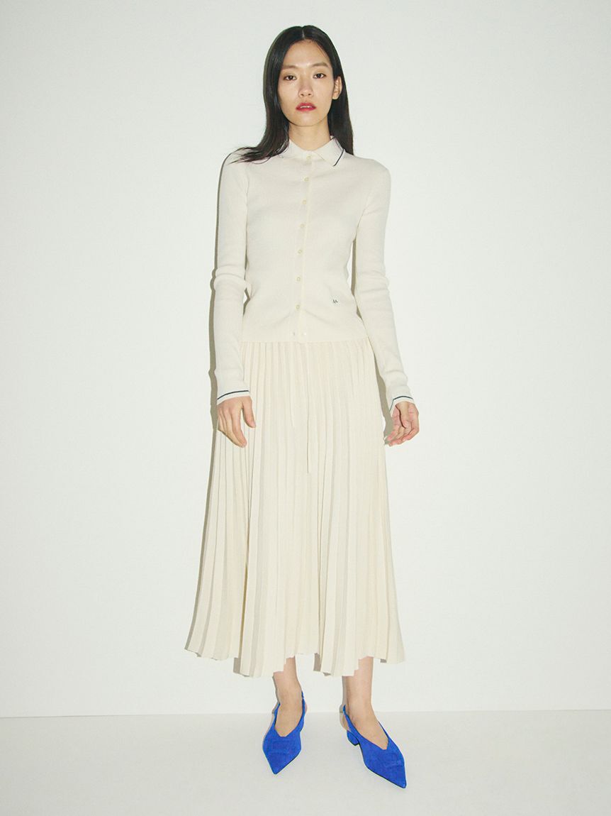 Mila Owen「ニットプリーツスカート」|スカート|