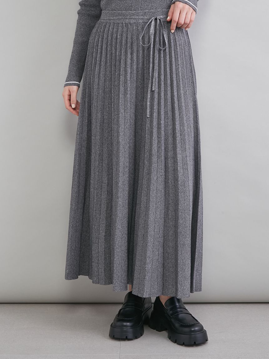 Mila Owen「ニットプリーツスカート」|スカート|MIX