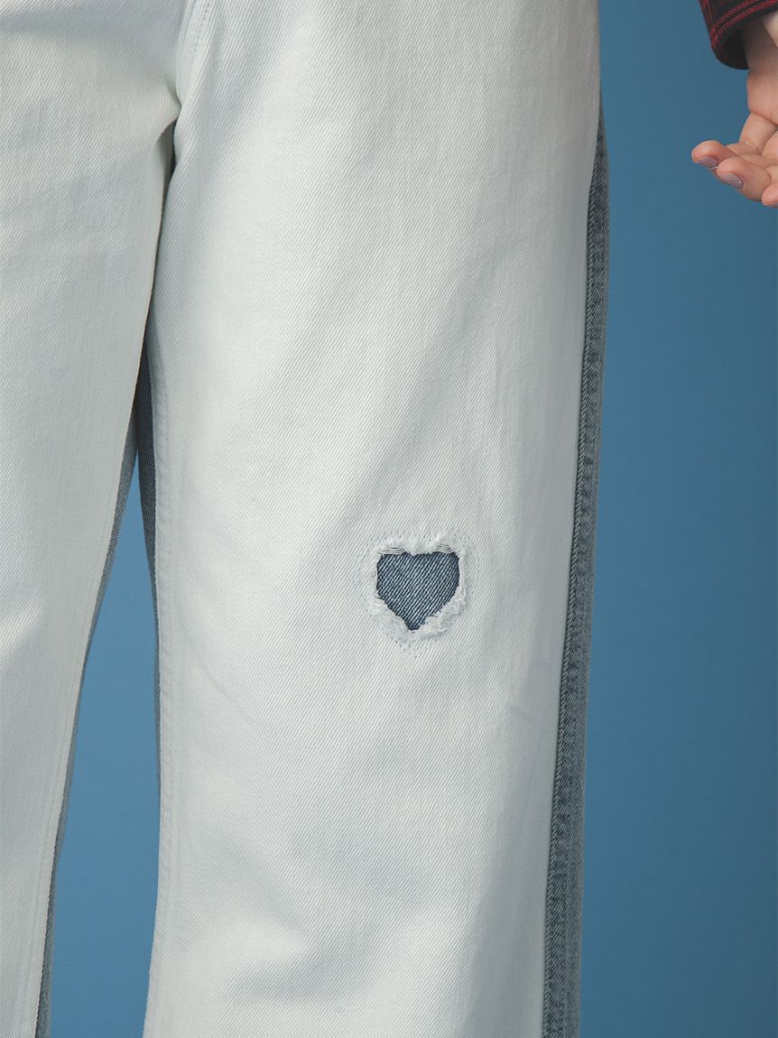 FURFUR「パッチワークデニムパンツ」|デニム|