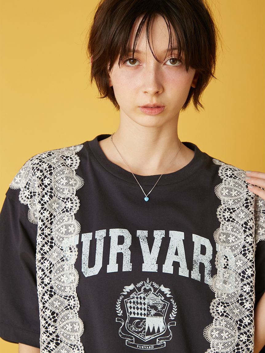 FURFUR「リメイクデザインレースTシャツ」|Tシャツ・カットソー|