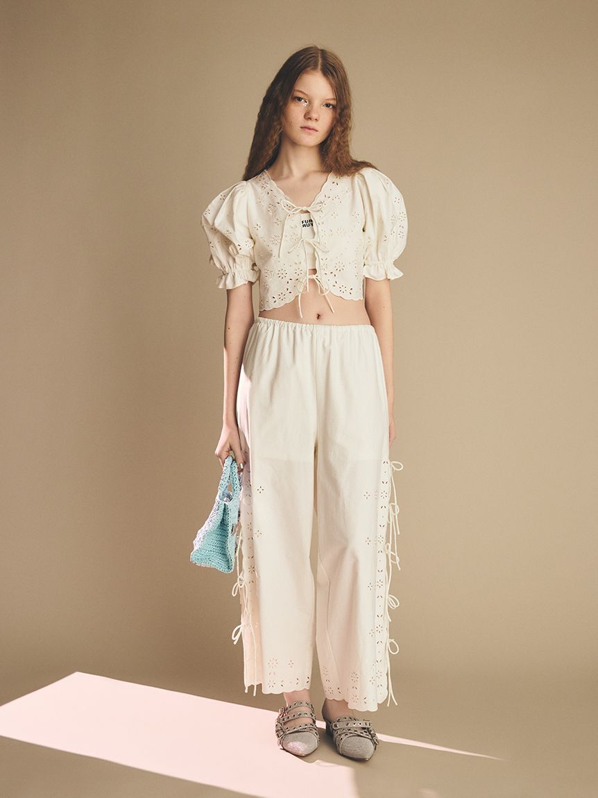 FURFUR「ロゴ刺繍バンドゥブラトップ」|インナー|