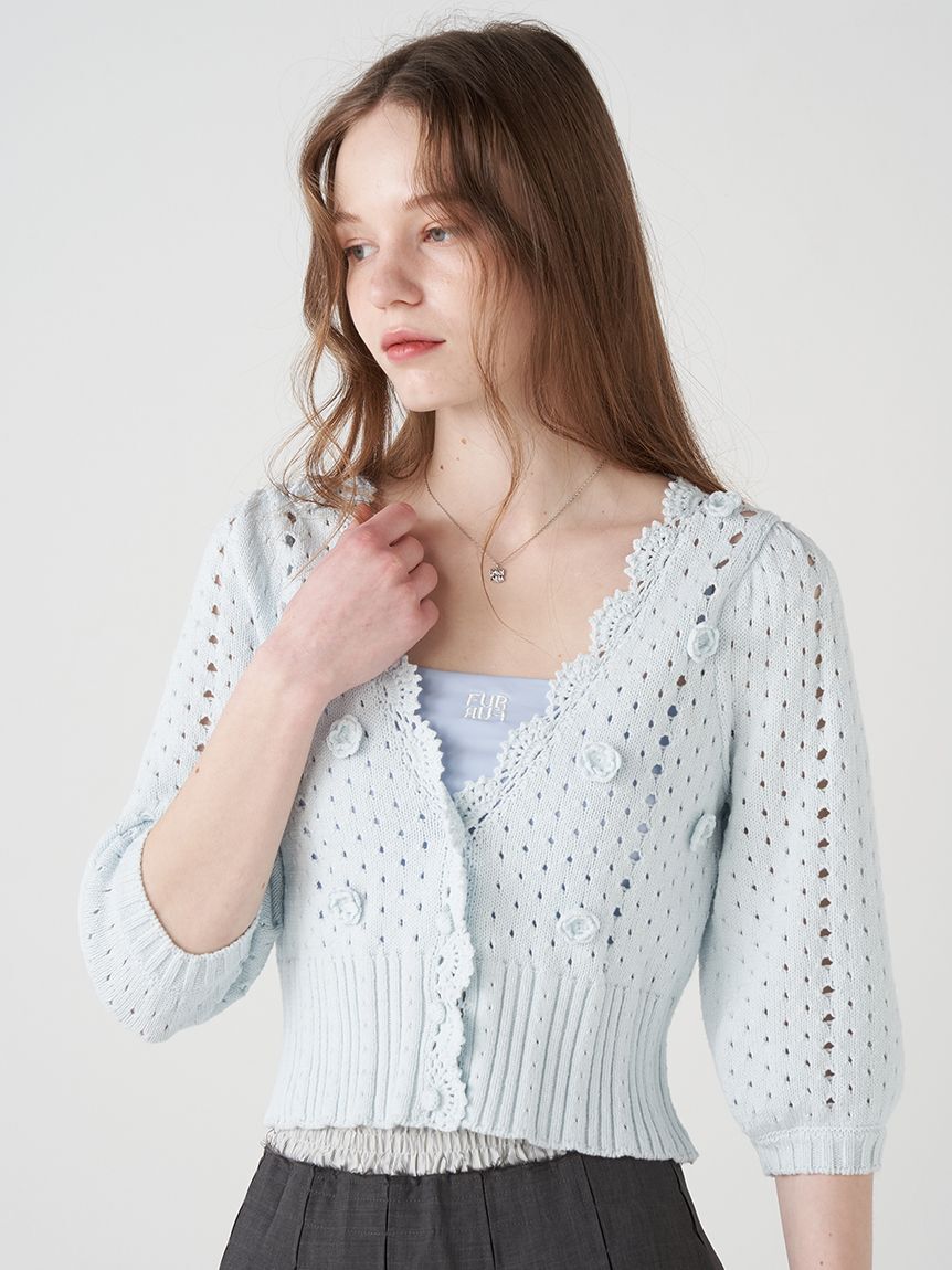 FURFUR「ロゴ刺繍バンドゥブラトップ」|インナー|