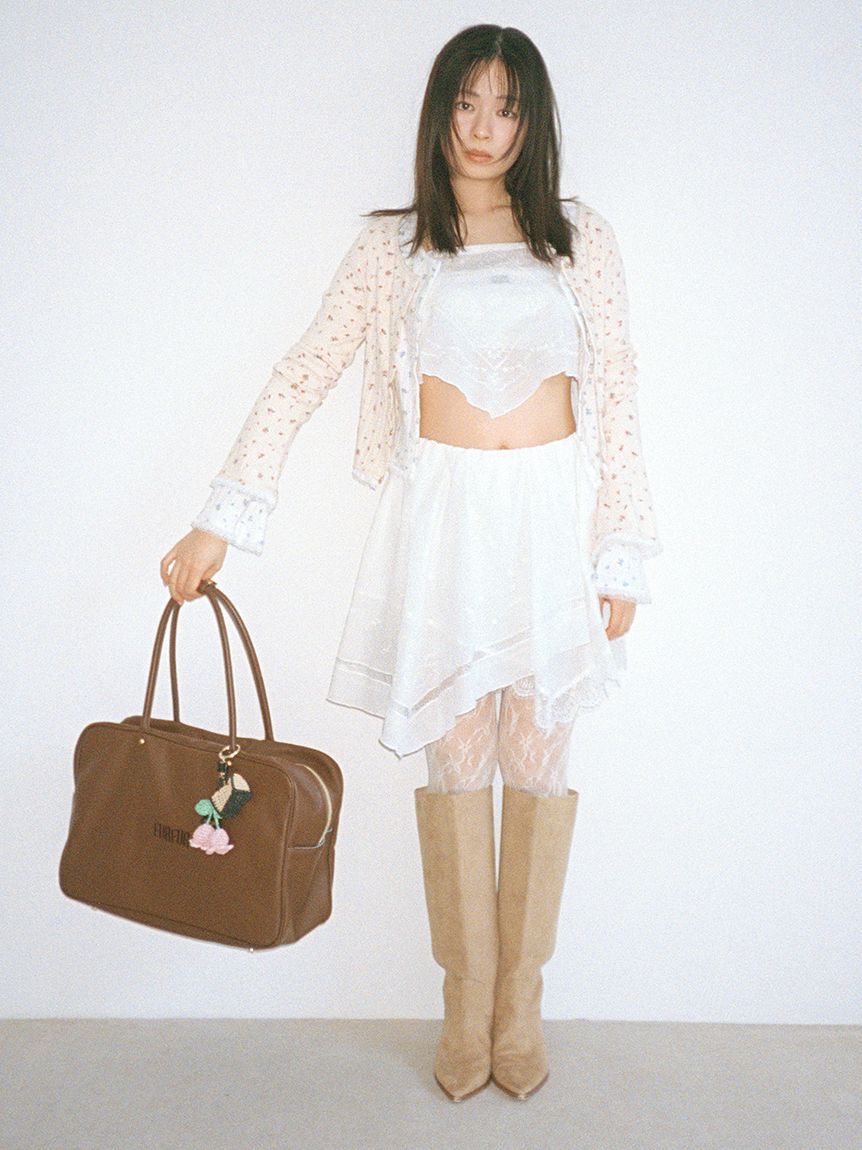 FURFUR「ハンカチ刺繍スカショーパン」|キュロット|