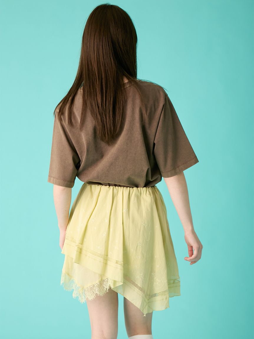 FURFUR「ハンカチ刺繍スカショーパン」|キュロット|