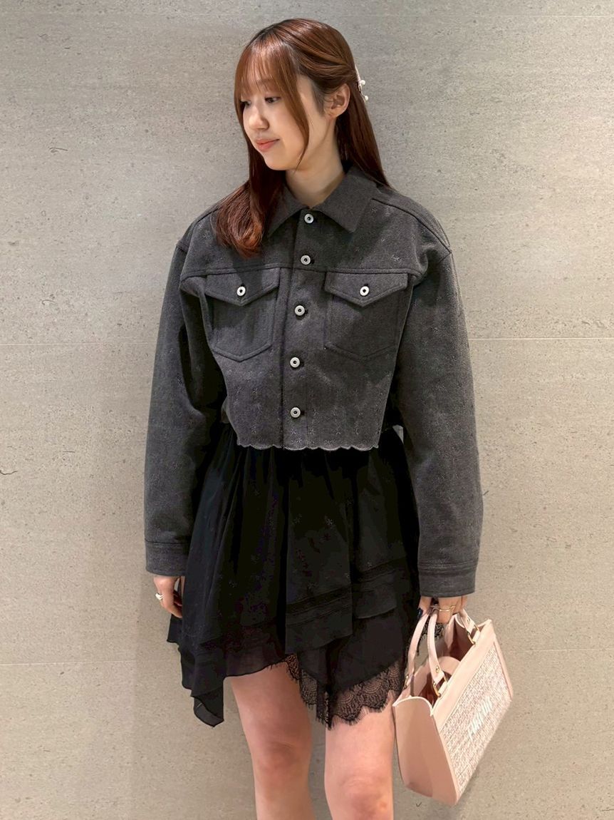 FURFUR「ハンカチ刺繍スカショーパン」|キュロット|