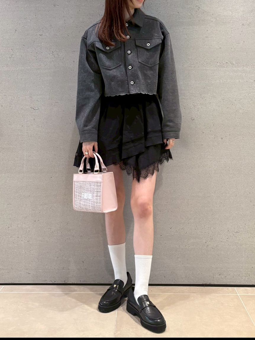 FURFUR「ハンカチ刺繍スカショーパン」|キュロット|