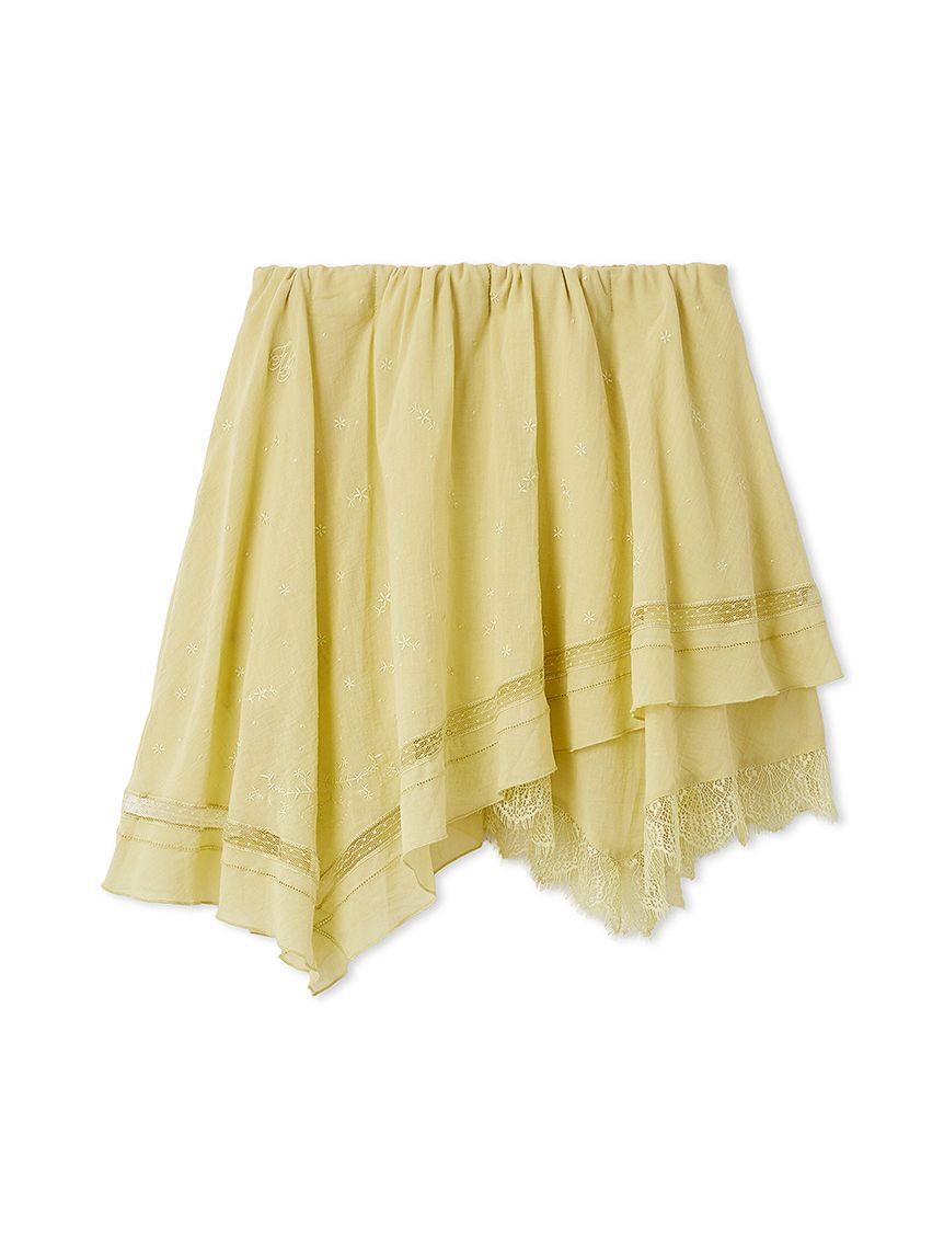 FURFUR「ハンカチ刺繍スカショーパン」|キュロット|