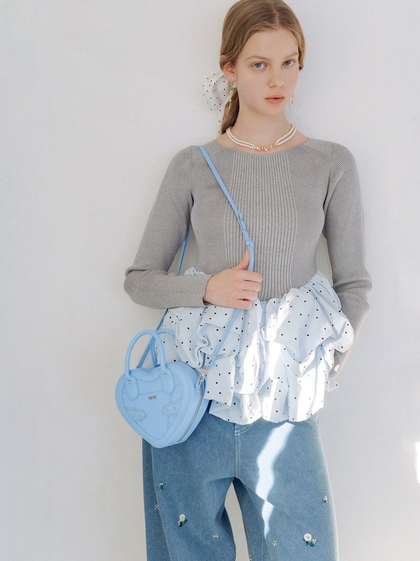 FURFUR「ハートモチーフイヤリング」|イヤリング|