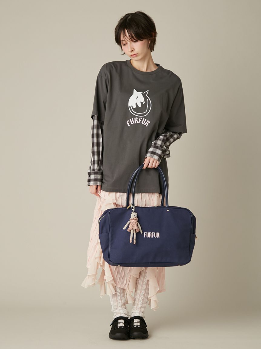 FURFUR「フェイクレイヤードキャットTシャツ」|Tシャツ・カットソー|