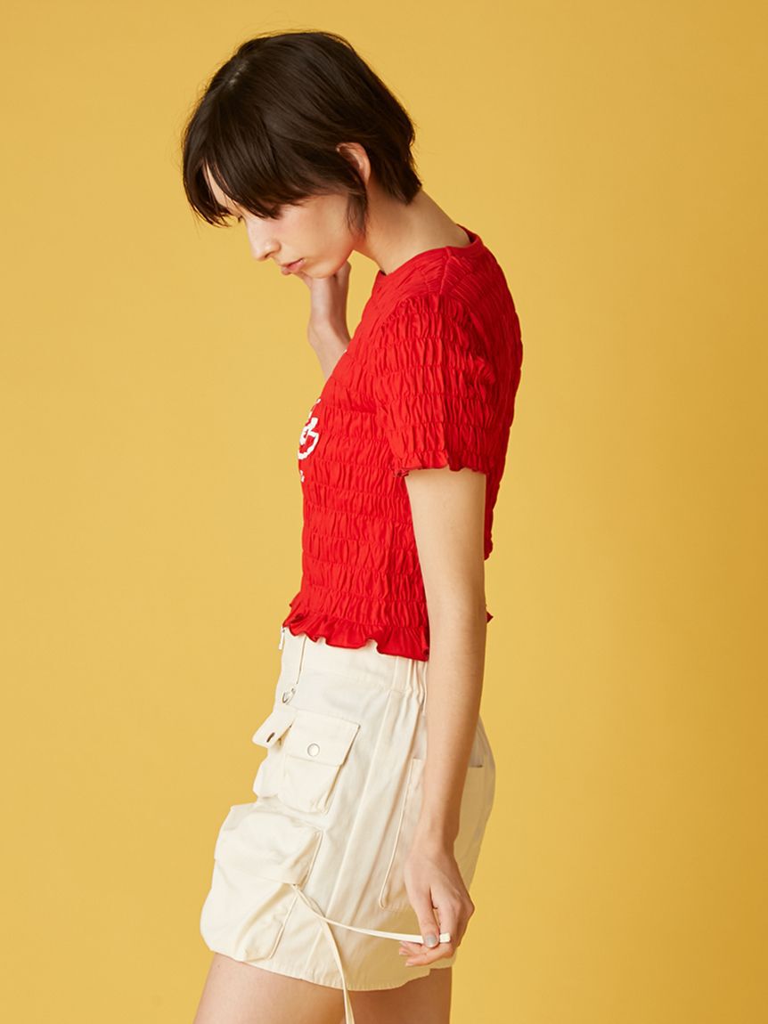 FURFUR「フルーツモチーフシャーリングTシャツ」|Tシャツ・カットソー|