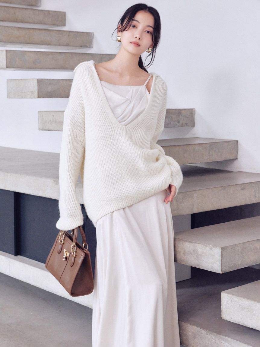 SNIDEL「スクエアパッドロックバッグ」|ハンドバッグ|