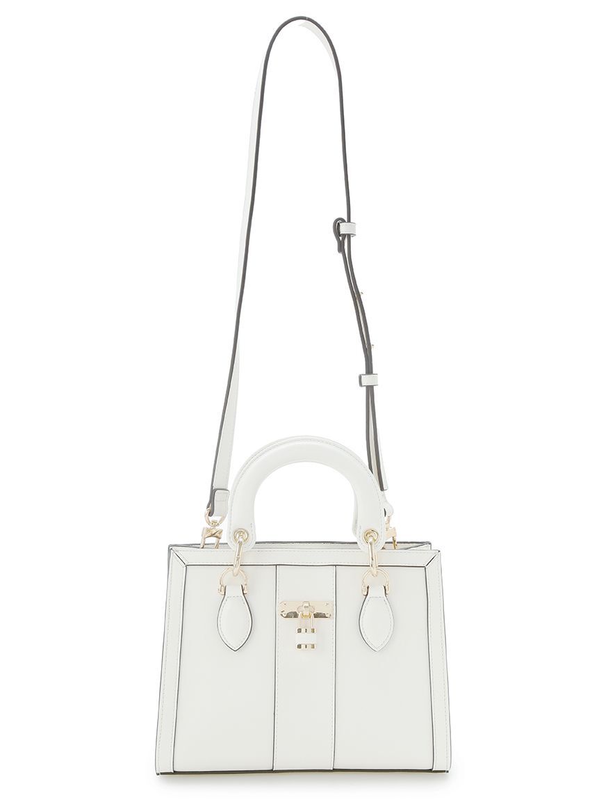 SNIDEL「スクエアパッドロックバッグ」|ハンドバッグ|