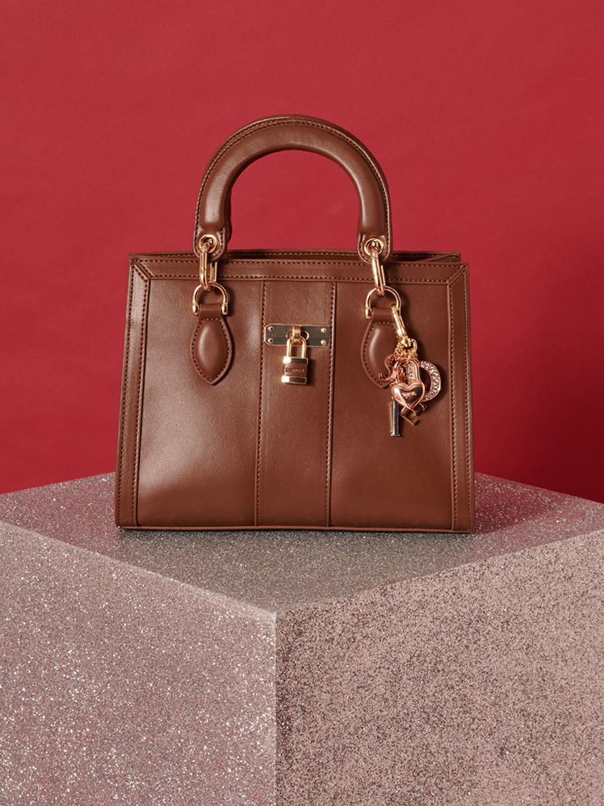 SNIDEL「スクエアパッドロックバッグ」|ハンドバッグ|