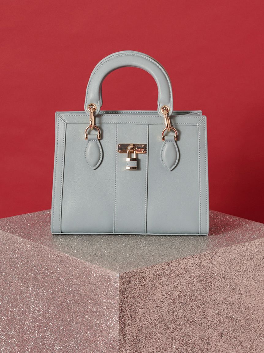 SNIDEL「スクエアパッドロックバッグ」|ハンドバッグ|