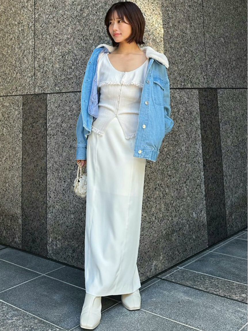 SNIDEL「シンプルペンシルスカート」|スカート|