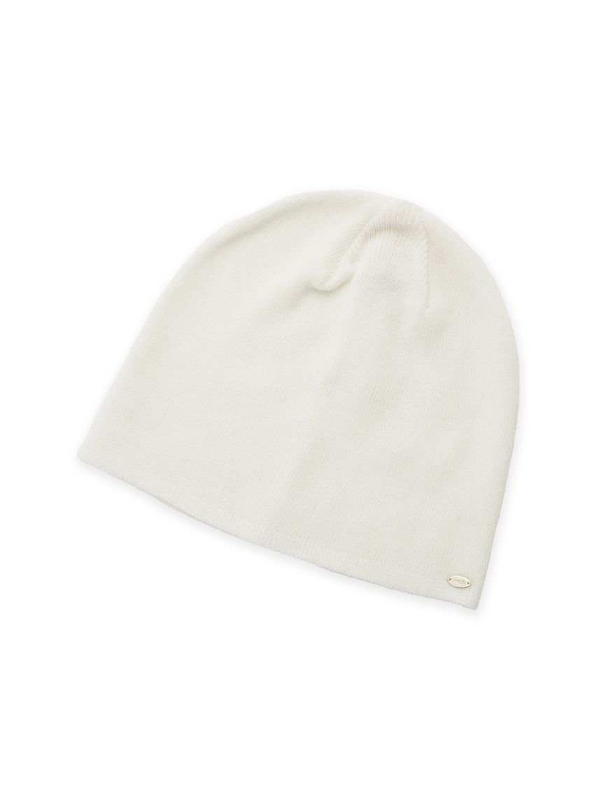 SNIDEL「サマーニットビーニー」|ニット帽|WHT