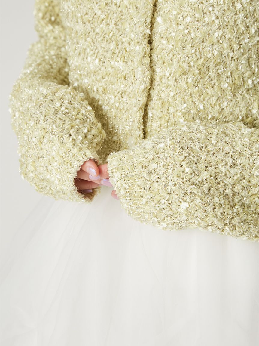 FRAY I.D「スパングルヤーンラメカーディガン」|カーディガン|