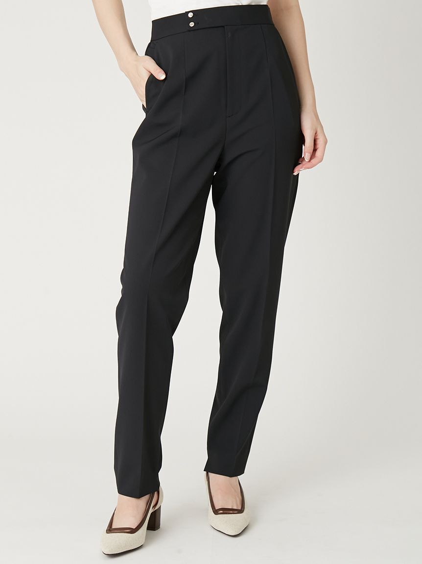 FRAY I.D「サイドスリットテーパードパンツ」|チノ|