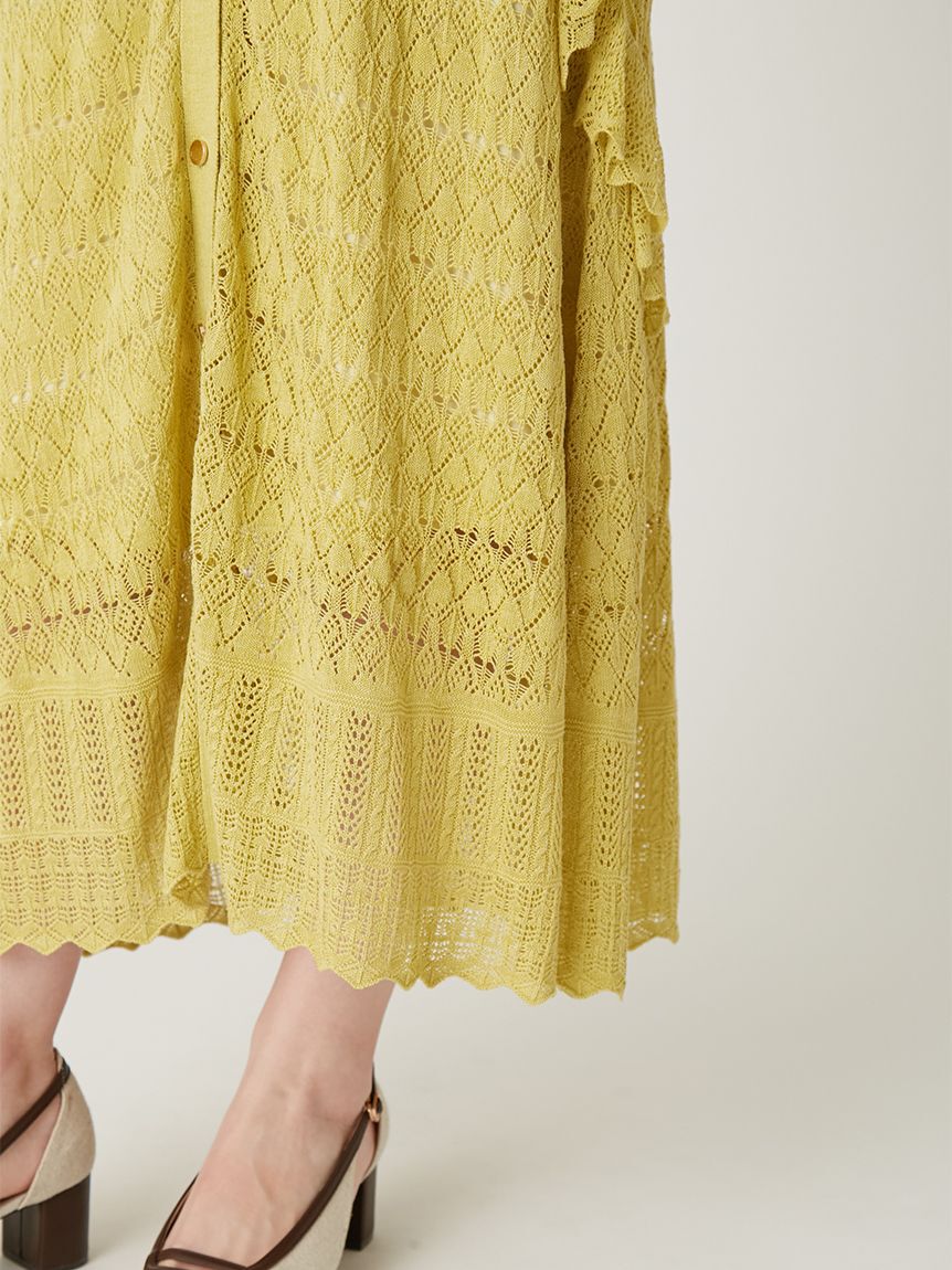 FRAY I.D「【00サイズあり】ポロニットドッキングワンピース」|ワンピース|