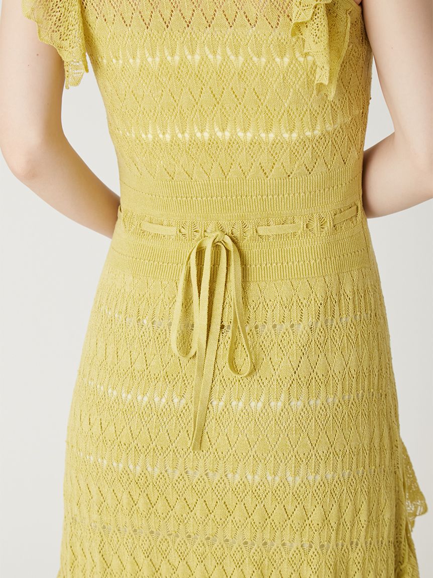 FRAY I.D「【00サイズあり】ポロニットドッキングワンピース」|ワンピース|