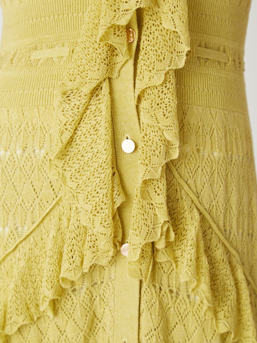 FRAY I.D「【00サイズあり】ポロニットドッキングワンピース」|ワンピース|