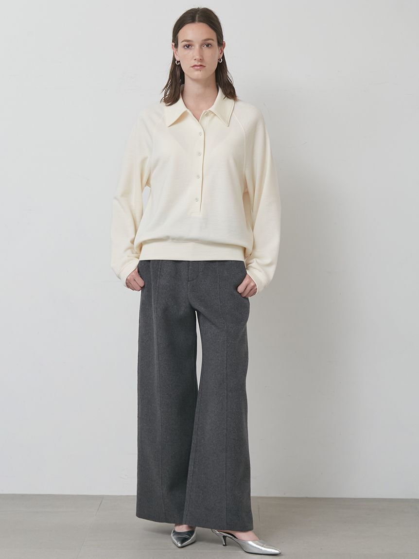 styling/「ラグランスリーブオーバーポロシャツ」|ポロシャツ|