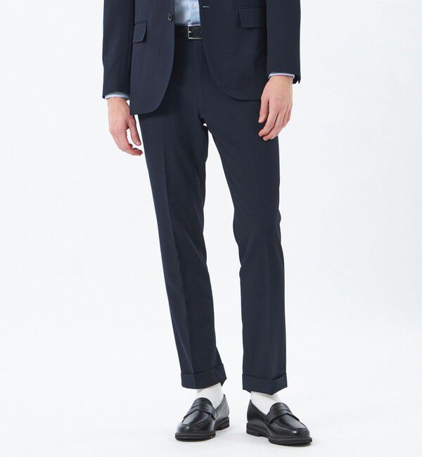 MACKINTOSH PHILOSOPHY「【予約販売】トロッター トラウザーズ#070 ハイストレッチメッシュ」|スラックス|ネイビー