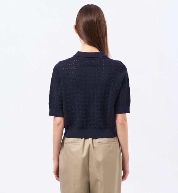 MACKINTOSH PHILOSOPHY「アイレットレースポロニット」|ニット・セーター|