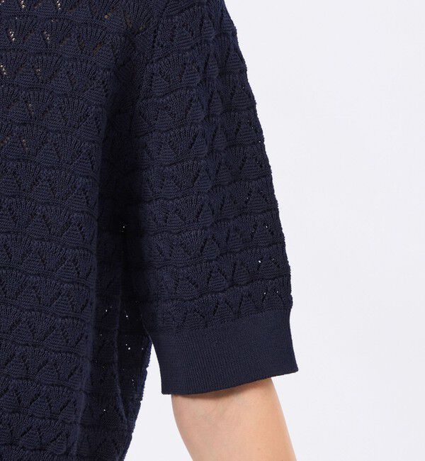 MACKINTOSH PHILOSOPHY「アイレットレースポロニット」|ニット・セーター|