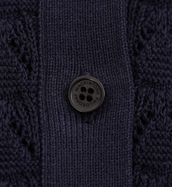 MACKINTOSH PHILOSOPHY「アイレットレースポロニット」|ニット・セーター|