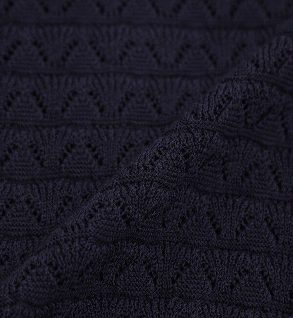 MACKINTOSH PHILOSOPHY「アイレットレースポロニット」|ニット・セーター|