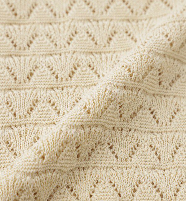 MACKINTOSH PHILOSOPHY「アイレットレースポロニット」|ニット・セーター|