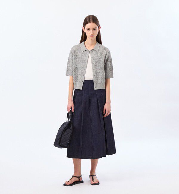 MACKINTOSH PHILOSOPHY「アイレットレースポロニット」|ニット・セーター|