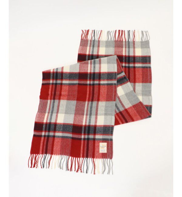 ikka「抗菌加工マルチチェックマフラー」|マフラー|