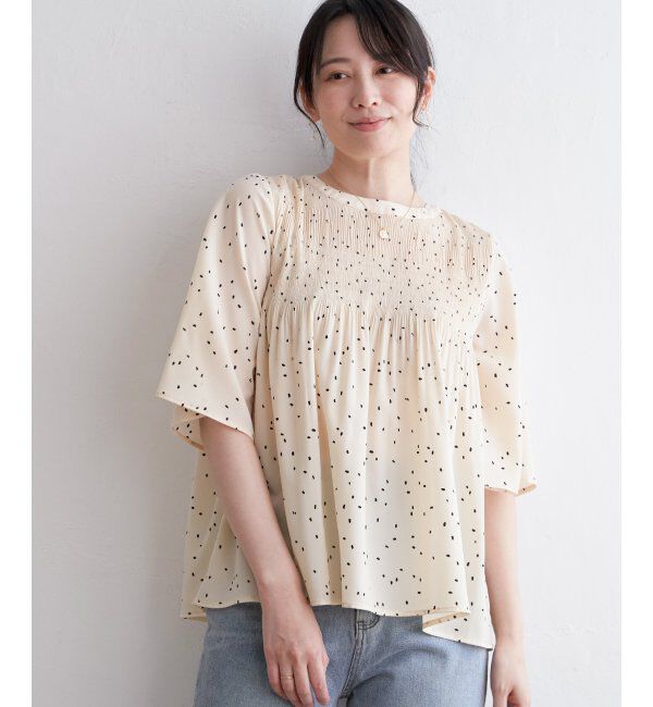 ikka「マジョリカプリーツブラウス」|シャツ・ブラウス|