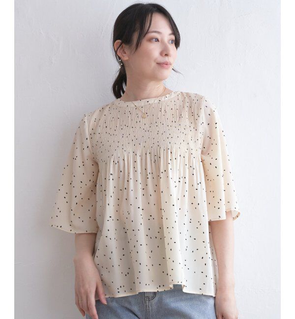 ikka「マジョリカプリーツブラウス」|シャツ・ブラウス|