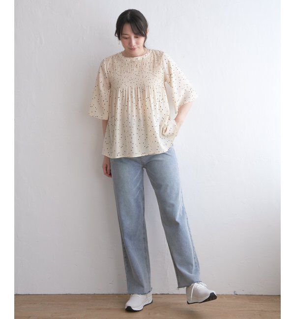 ikka「マジョリカプリーツブラウス」|シャツ・ブラウス|