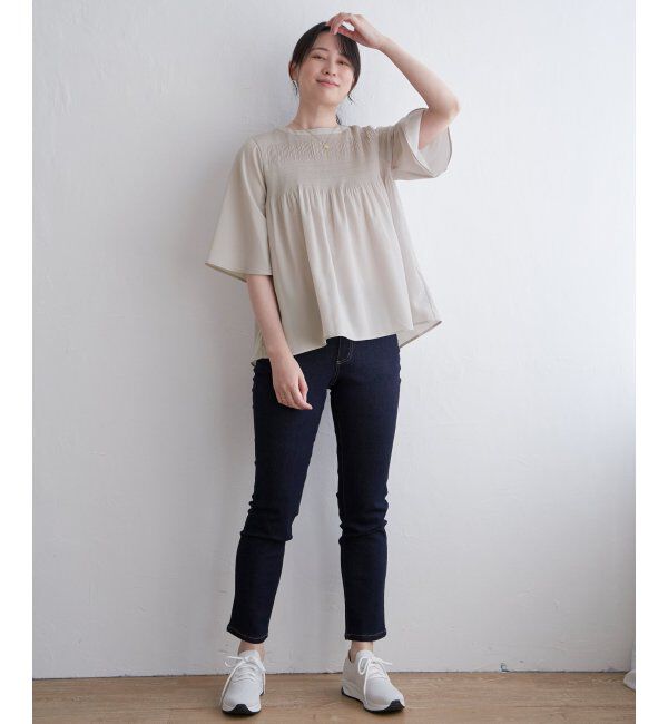 ikka「マジョリカプリーツブラウス」|シャツ・ブラウス|