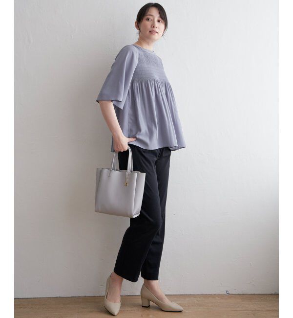 ikka「マジョリカプリーツブラウス」|シャツ・ブラウス|